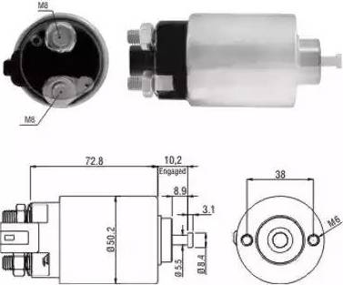 Hoffer 6646156 - Elektromagnetni Prekidač, starter www.molydon.hr