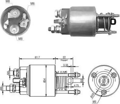 Hoffer 6646152 - Elektromagnetni Prekidač, starter www.molydon.hr