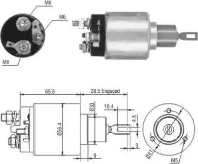 Hoffer 6646164 - Elektromagnetni Prekidač, starter www.molydon.hr