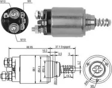 Hoffer 6646116 - Elektromagnetni Prekidač, starter www.molydon.hr