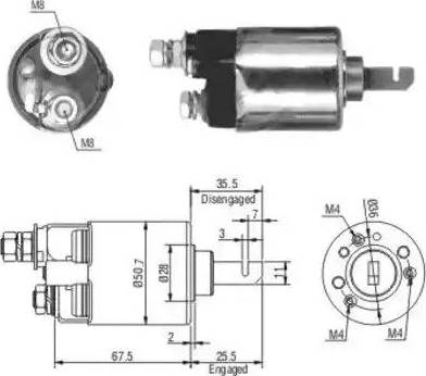 Hoffer 6646112 - Elektromagnetni Prekidač, starter www.molydon.hr