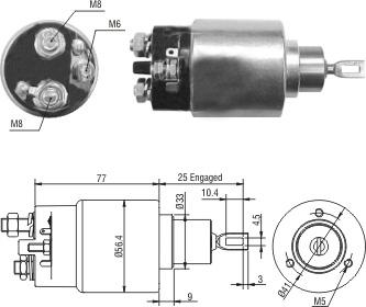 Hoffer 6646284 - Elektromagnetni Prekidač, starter www.molydon.hr