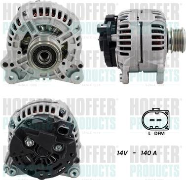 Hoffer H5510416G - Alternator www.molydon.hr