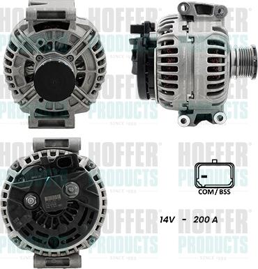 Hoffer H5510598G - Alternator www.molydon.hr