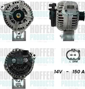 Hoffer H5510546G - Alternator www.molydon.hr