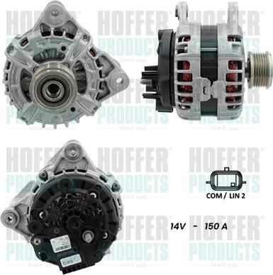 Hoffer H5510509G - Alternator www.molydon.hr