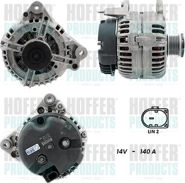 Hoffer H5510589G - Alternator www.molydon.hr