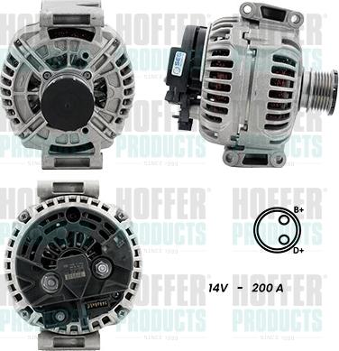 Hoffer H5510520G - Alternator www.molydon.hr