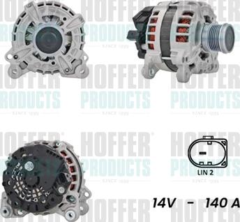 Hoffer H5510669G - Alternator www.molydon.hr