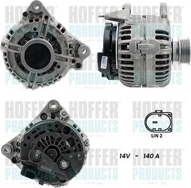 Hoffer H5510665G - Alternator www.molydon.hr