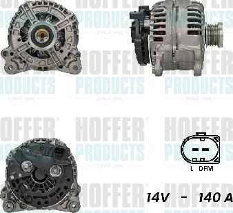 Hoffer H5510666G - Alternator www.molydon.hr