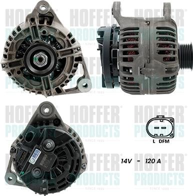 Hoffer H5510684G - Alternator www.molydon.hr