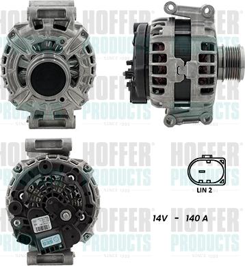 Hoffer H5510639G - Alternator www.molydon.hr