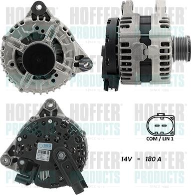 Hoffer H5510676G - Alternator www.molydon.hr