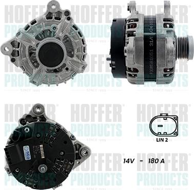 Hoffer H5510671G - Alternator www.molydon.hr