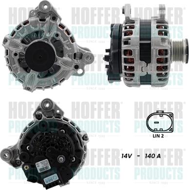 Hoffer H5510672G - Alternator www.molydon.hr