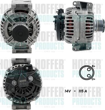 Hoffer H5510096G - Alternator www.molydon.hr