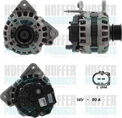 Hoffer H5510012G - Alternator www.molydon.hr