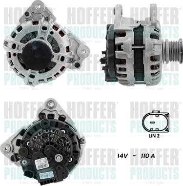 Hoffer H55101406G - Alternator www.molydon.hr