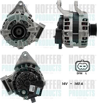 Hoffer H55101401G - Alternator www.molydon.hr