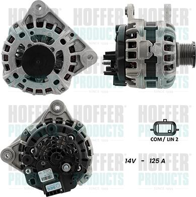 Hoffer H55101407G - Alternator www.molydon.hr