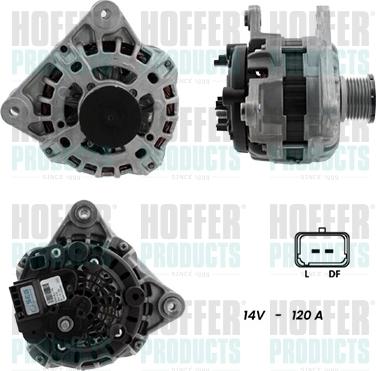 Hoffer H55101416G - Alternator www.molydon.hr