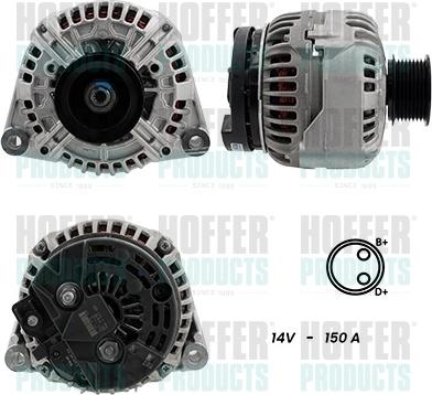 Hoffer H55101164G - Alternator www.molydon.hr