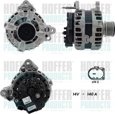 Hoffer H55101353G - Alternator www.molydon.hr