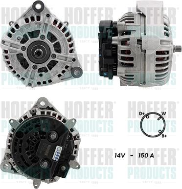 Hoffer H55101361G - Alternator www.molydon.hr