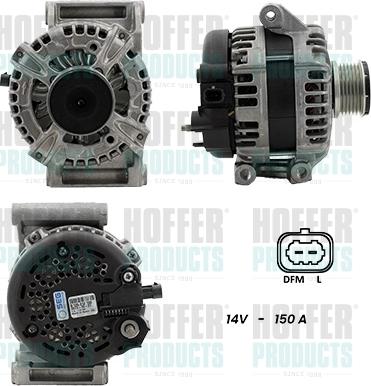 Hoffer H55101367G - Alternator www.molydon.hr