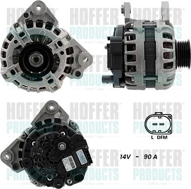 Hoffer H55101384G - Alternator www.molydon.hr