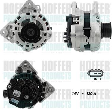 Hoffer H55101383G - Alternator www.molydon.hr