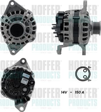 Hoffer H55101375G - Alternator www.molydon.hr