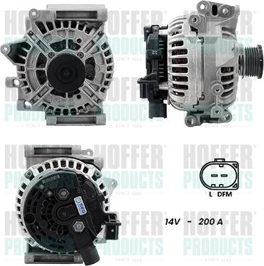 Hoffer H5510215G - Alternator www.molydon.hr