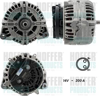 Hoffer H5510749G - Alternator www.molydon.hr