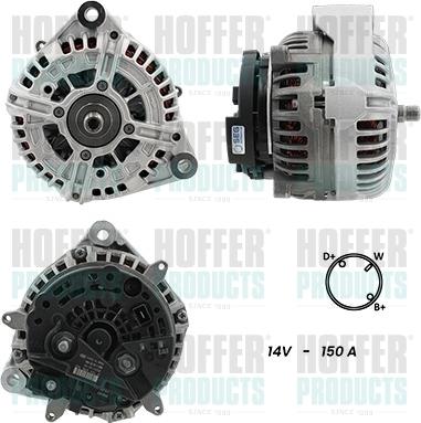 Hoffer H5510754G - Alternator www.molydon.hr