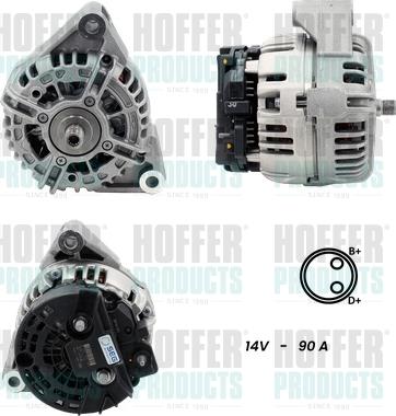 Hoffer H5510750G - Alternator www.molydon.hr