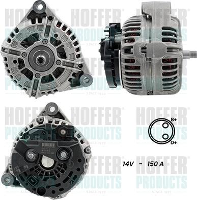 Hoffer H5510753G - Alternator www.molydon.hr