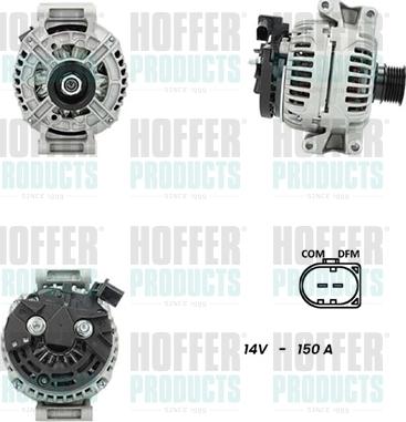 Hoffer H5510775G - Alternator www.molydon.hr