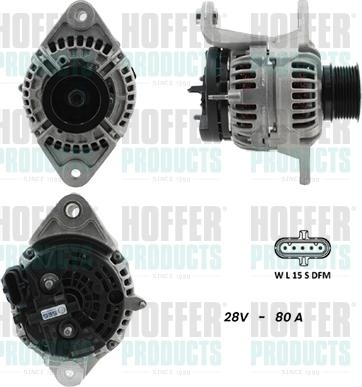 Hoffer H5610067G - Alternator www.molydon.hr