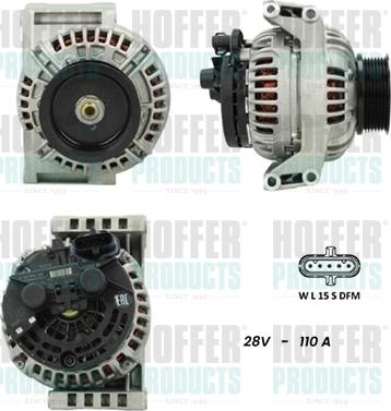 Hoffer H5610080G - Alternator www.molydon.hr