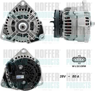 Hoffer H5610160G - Alternator www.molydon.hr