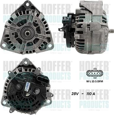 Hoffer H5610161G - Alternator www.molydon.hr