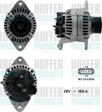 Hoffer H5610168G - Alternator www.molydon.hr