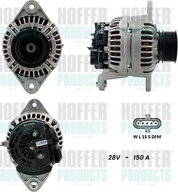 Hoffer H5610163G - Alternator www.molydon.hr