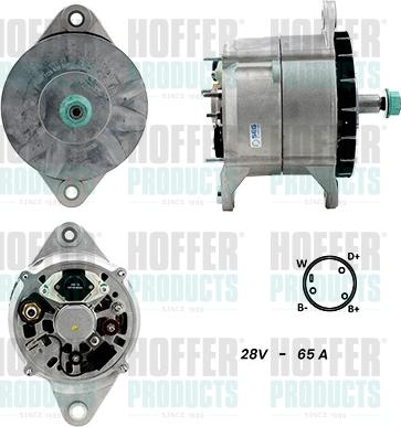 Hoffer H5610100G - Alternator www.molydon.hr