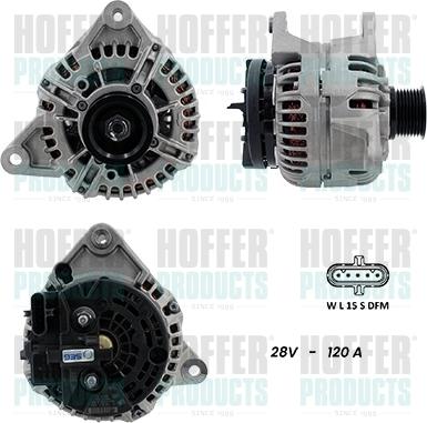 Hoffer H5610181G - Alternator www.molydon.hr