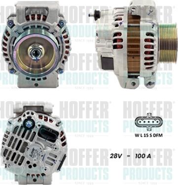 Hoffer H5635135G - Alternator www.molydon.hr