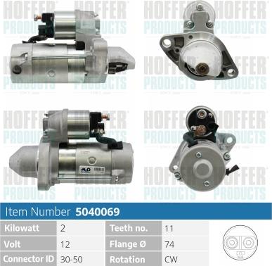 Hoffer H5040069 - Starter www.molydon.hr