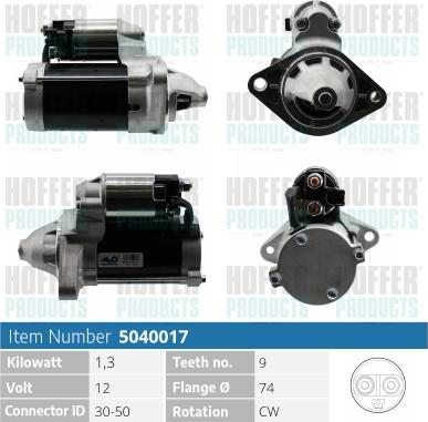 Hoffer H5040017 - Starter www.molydon.hr